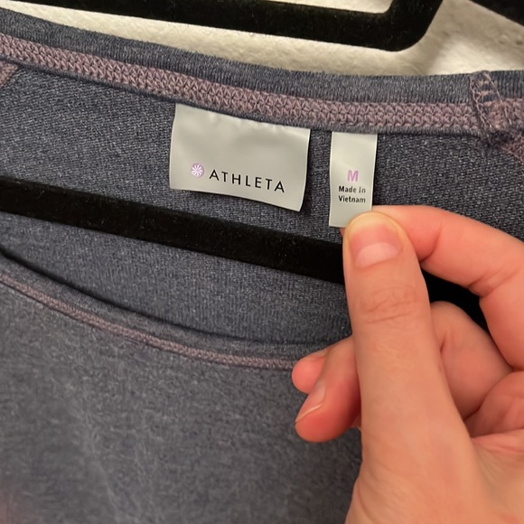 Athleta blue cya sweatshirt - Picture 2 of 5
